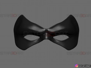 robin face mask - titans season 3 - dc comics cosplay 3d print model Modelo de Impressão 3D