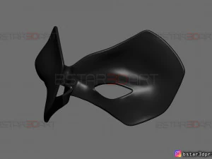 robin face mask - titans season 3 - dc comics cosplay 3d print model 3D Print Model