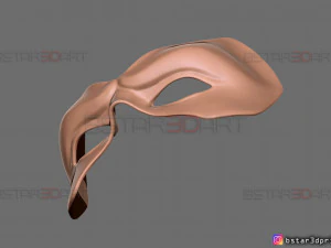 robin face mask - titans season 3 - dc comics cosplay 3d print model 3D Print Model