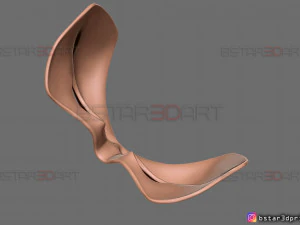 robin face mask - titans season 3 - dc comics cosplay 3d print model 3D Print Model