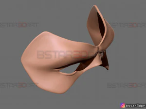 robin face mask - titans season 3 - dc comics cosplay 3d print model 3D Print Model