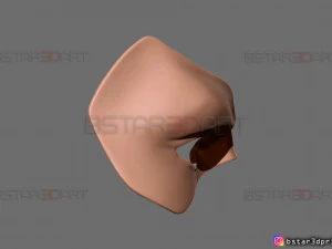 robin face mask - titans season 3 - dc comics cosplay 3d print model 3D Print Model