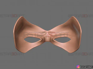 robin face mask - titans season 3 - dc comics cosplay 3d print model 3D Print Model