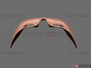 robin face mask - titans season 3 - dc comics cosplay 3d print model Modelo de Impressão 3D