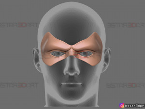 robin face mask - titans season 3 - dc comics cosplay 3d print model Modelo de Impressão 3D