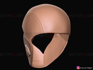 red hood mask damaged - titans season 3 - dc comics cosplay 3d print model 3D Baskı Modeli
