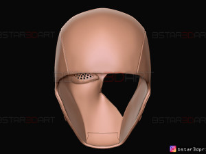 red hood mask damaged - titans season 3 - dc comics cosplay 3d print model 3D Baskı Modeli
