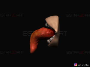 sukuna mouth - jujutsu kaisen cosplay - halloween cosplay hand 3d print model Model Cetak 3D