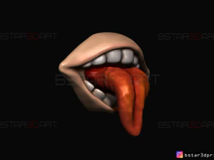 sukuna mouth - jujutsu kaisen cosplay - halloween cosplay hand 3d print model 3D Print Model