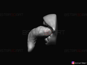 sukuna mouth - jujutsu kaisen cosplay - halloween cosplay hand 3d print model 3D Print Model