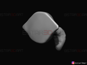 sukuna mouth - jujutsu kaisen cosplay - halloween cosplay hand 3d print model Model Cetak 3D