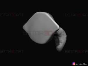 sukuna mouth - jujutsu kaisen cosplay - halloween cosplay hand 3d print model 3D Print Model