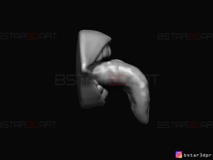 sukuna mouth - jujutsu kaisen cosplay - halloween cosplay hand 3d print model 3D Print Model
