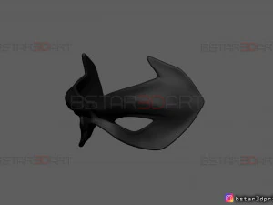 robin eyes mask - dc comics scale - halloween cosplay 3d print model 3D Print Model