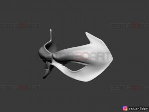 robin eyes mask - dc comics scale - halloween cosplay 3d print model 3D-printmodel