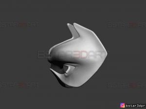 robin eyes mask - dc comics scale - halloween cosplay 3d print model 3D Print Model