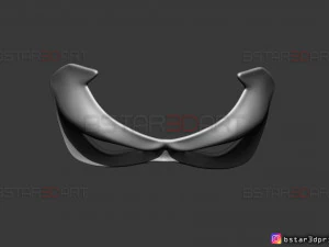 robin eyes mask - dc comics scale - halloween cosplay 3d print model 3D Print Model