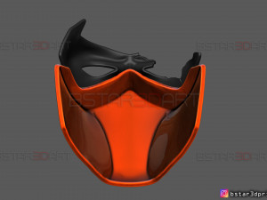 red hood mask damaged - dc comics mask 3d print model 3D प्रिंट मॉडल