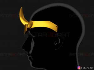 lady loki crown - loki variant - sylvie laufeydottir 3d print model Model Cetak 3D