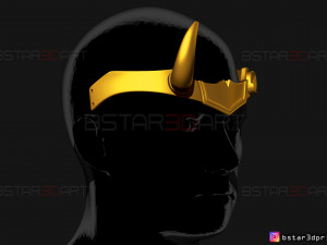 lady loki crown - loki variant - sylvie laufeydottir 3d print model Model Cetak 3D