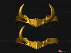 lady loki crown - loki variant - sylvie laufeydottir 3d print model Model Cetak 3D