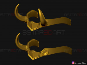 lady loki crown - loki variant - sylvie laufeydottir 3d print model Model Cetak 3D