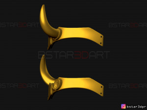 lady loki crown - loki variant - sylvie laufeydottir 3d print model Model Cetak 3D