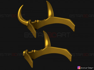 lady loki crown - loki variant - sylvie laufeydottir 3d print model Model Cetak 3D