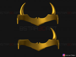 lady loki crown - loki variant - sylvie laufeydottir 3d print model Model Cetak 3D