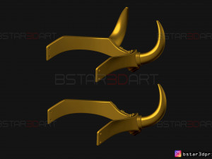 lady loki crown - loki variant - sylvie laufeydottir 3d print model Model Cetak 3D
