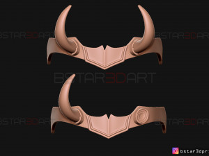 lady loki crown - loki variant - sylvie laufeydottir 3d print model Model Cetak 3D