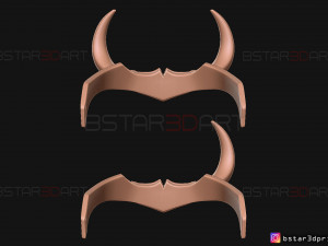 lady loki crown - loki variant - sylvie laufeydottir 3d print model Model Cetak 3D