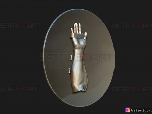 the shield hydra captain america - hail hydra - marvel comics 3d print model 3D Print Model