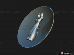 the shield hydra captain america - hail hydra - marvel comics 3d print model Modello di stampa 3D