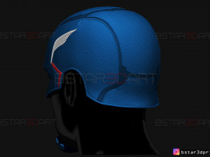 john walker captain america helmet - high quality model - marvel comics Modelo de Impressão 3D