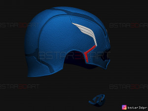 john walker captain america helmet - high quality model - marvel comics Modelo de Impressão 3D