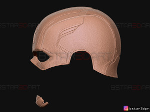 john walker captain america helmet - high quality model - marvel comics Modelo de Impressão 3D