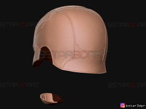 john walker captain america helmet - high quality model - marvel comics Modelo de Impressão 3D