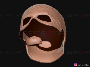 john walker captain america helmet - high quality model - marvel comics Modelo de Impressão 3D