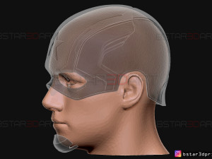 john walker captain america helmet - high quality model - marvel comics Modelo de Impressão 3D
