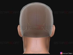 john walker captain america helmet - high quality model - marvel comics Modelo de Impressão 3D