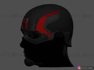 captain hydra helmet - marvel comics - high quality model 3d print model 3Dプリントモデル