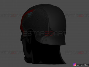 captain hydra helmet - marvel comics - high quality model 3d print model 3Dプリントモデル