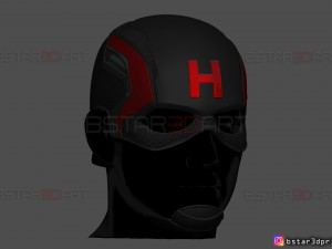 captain hydra helmet - marvel comics - high quality model 3d print model 3Dプリントモデル