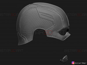 captain hydra helmet - marvel comics - high quality model 3d print model 3Dプリントモデル