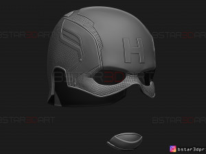captain hydra helmet - marvel comics - high quality model 3d print model 3Dプリントモデル