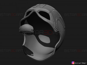 captain hydra helmet - marvel comics - high quality model 3d print model 3Dプリントモデル