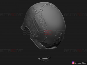 captain hydra helmet - marvel comics - high quality model 3d print model 3Dプリントモデル