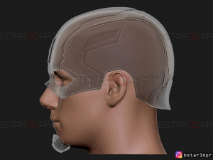 captain hydra helmet - marvel comics - high quality model 3d print model 3Dプリントモデル