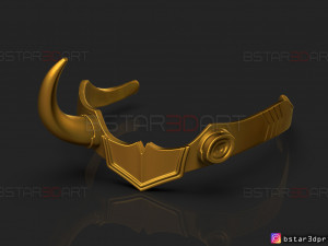 lady loki crown - loki variant - sylvie laufeydottir - high quality model 3D Print Model